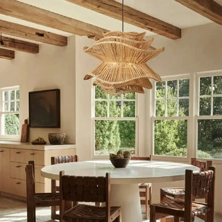 DENIRO Natural Sculptural Bohemian Ceiling Light – view 2
