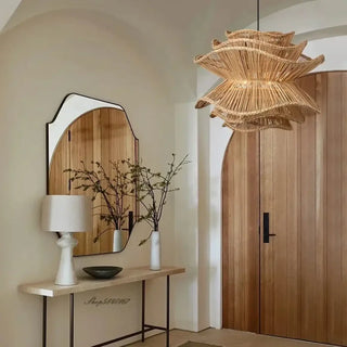 DENIRO Natural Sculptural Bohemian Ceiling Light – view 4