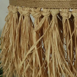 FRANGE Natural Fringes Bohemian Chic Ceiling Light – view 5