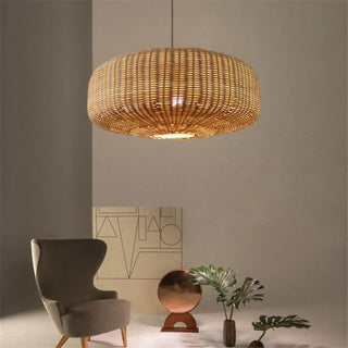 DEZA Round Natural Zen Ceiling Light – view 3