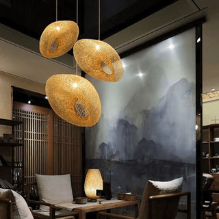 GRANL XXL Rattan Ceiling Light – view 4