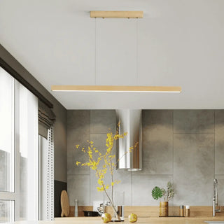 WOOD Natural Wood Dining Room Ceiling Light – view 5