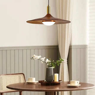 LENOV Scandinavian Acrylic and Gilded Metal Ceiling Light – view 1