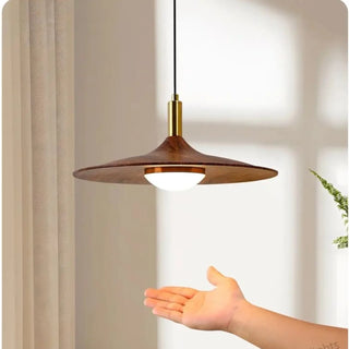 LENOV Scandinavian Acrylic and Gilded Metal Ceiling Light – view 6