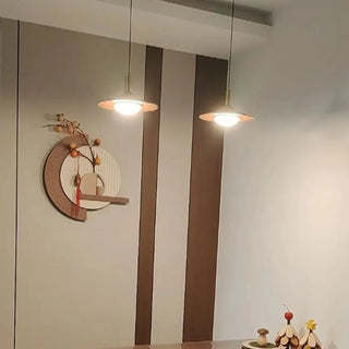 LENOV Scandinavian Acrylic and Gilded Metal Ceiling Light – view 8