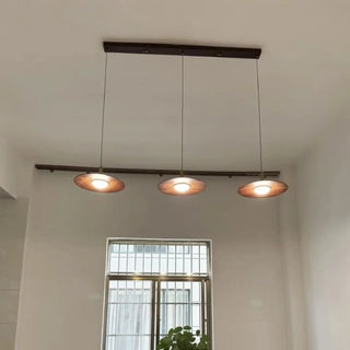 LENOV Scandinavian Acrylic and Gilded Metal Ceiling Light – view 4