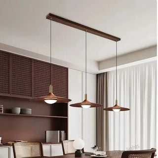 LENOV Scandinavian Acrylic and Gilded Metal Ceiling Light – view 5