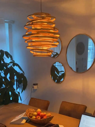 ALI Spiral Effect Luminous Warm Ceiling Light – view 3