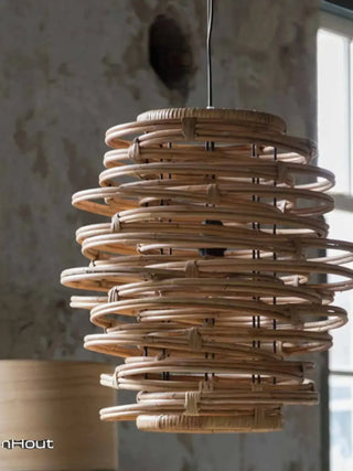 ALI Spiral Effect Luminous Warm Ceiling Light – view 1