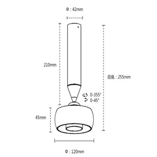 DAHERTE Adjustable LED Spot Ceiling Light for Architectural Lighting – view 8