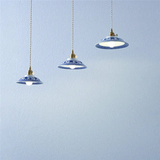 PORCY Chinese Porcelain Vintage Charm Ceiling Light – view 3