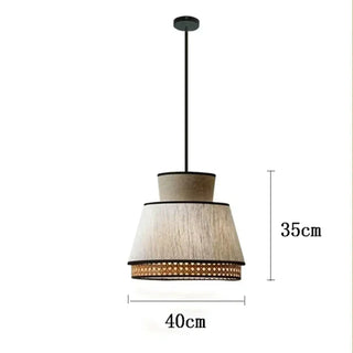 Beige metal frame fabric pendant lamp, modern soft diffused ceiling hanging light
