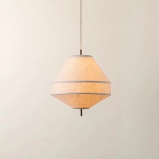FOUQUE Natural Fabric Japanese Minimalist Ceiling Light – view 10