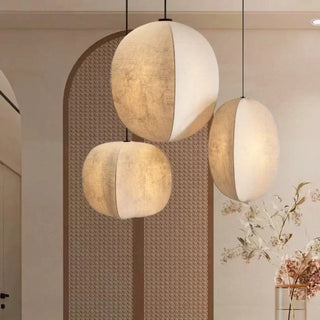 GANA Asymmetric Trio Fabric Ceiling Light – view 3