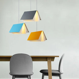 Contemporary trio pendant light, black trapezoidal shade island ceiling fixture