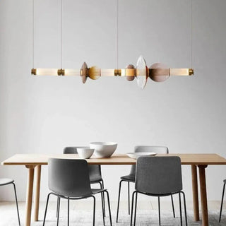 Customizable tube pendant lamp, modern energy efficient hanging ceiling light