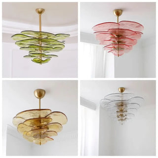GUPPE Elegant Colored Glass Ceiling Light – view 9