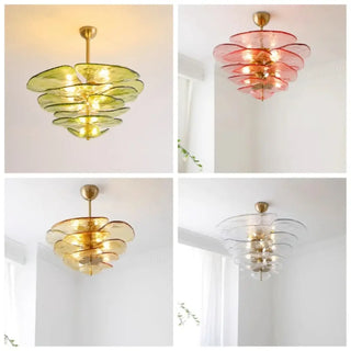GUPPE Elegant Colored Glass Ceiling Light – view 8