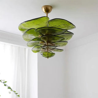 GUPPE Elegant Colored Glass Ceiling Light – view 2