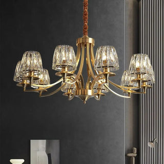 Modern glass pendant light with brass fitting, elegant hanging ceiling fixture