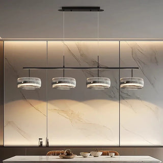 GILLADE Glass Metal Kitchen Ceiling Light – view 3