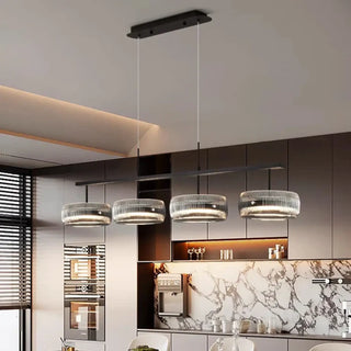 GILLADE Glass Metal Kitchen Ceiling Light – view 2