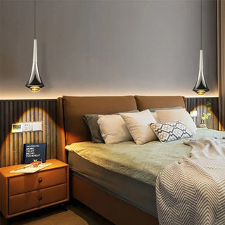 CALA Black Glass Trumpet Shape Elegant Ceiling Light – view 3