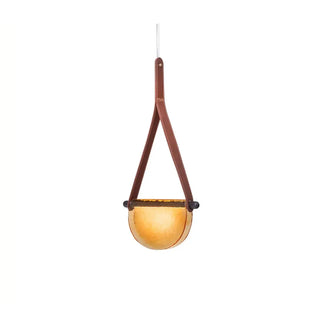 GALOPA Glass Leather Strap Ceiling Light – view 4