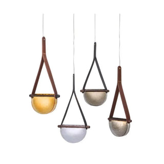 GALOPA Glass Leather Strap Ceiling Light – view 9