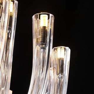PLITRA Transparent Glass Metal Chic Refined Ceiling Light – view 5