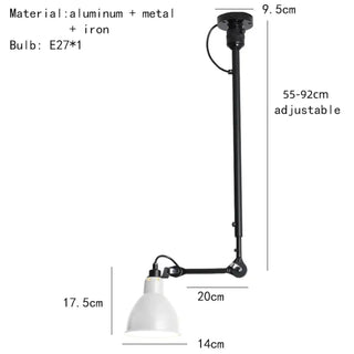 DOJIKOR Vintage Ceramic and Copper Detail Ceiling Light – view 7