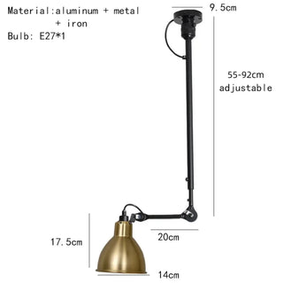 DOJIKOR Vintage Ceramic and Copper Detail Ceiling Light – view 12