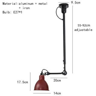 DOJIKOR Vintage Ceramic and Copper Detail Ceiling Light – view 11