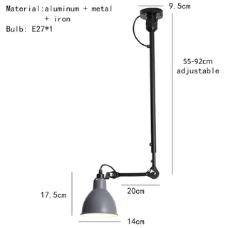 DOJIKOR Vintage Ceramic and Copper Detail Ceiling Light – view 13