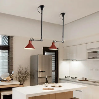 DOJIKOR Vintage Ceramic and Copper Detail Ceiling Light – view 1