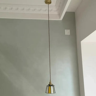 FYTYRE Vintage Glass and Copper Dazzling Ceiling Light – view 7