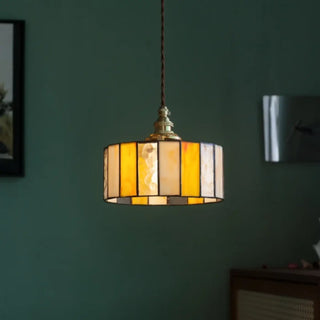 FYTYRE Vintage Glass and Copper Dazzling Ceiling Light – view 9