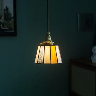 FYTYRE Vintage Glass and Copper Dazzling Ceiling Light – view 6
