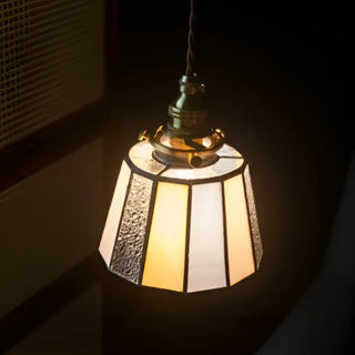FYTYRE Vintage Glass and Copper Dazzling Ceiling Light – view 16