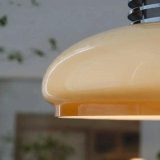 ANITA Vintage Cream Opaline Glass Retro Ceiling Light – view 4