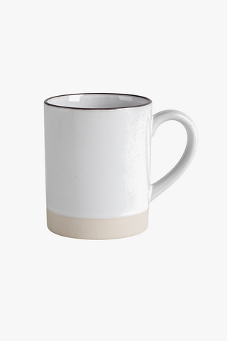 Handmade rustic coarse-ceramic retro coffee cup