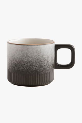 vintage wood coffee cup
