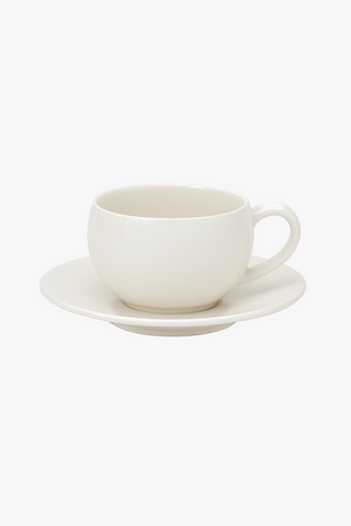 Black burnt-stone pattern ceramic coffee mug with saucer, retro