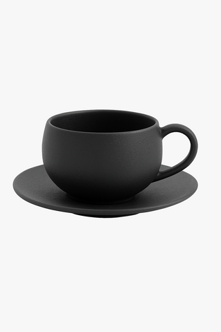 vintage ceramic cup with saucer