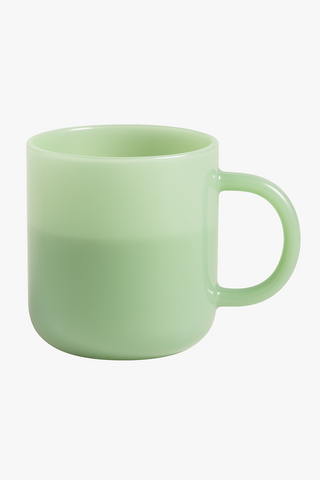 vintage borosilicate glass cup