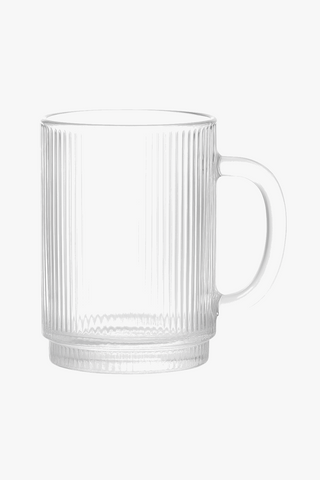 nordic glass cup with lid