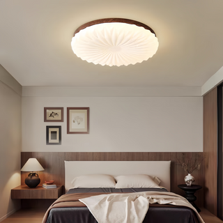 French cream ceiling light, modern LED flush mount dining room