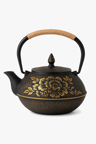 japanese cast iron teapot with infuser