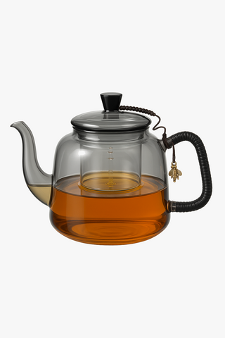 borosilicate glass teapot with infuser
