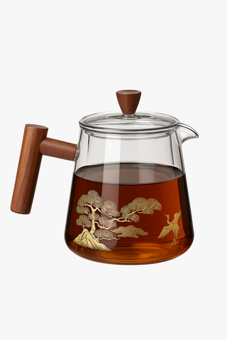 japanese glass teapot & cups